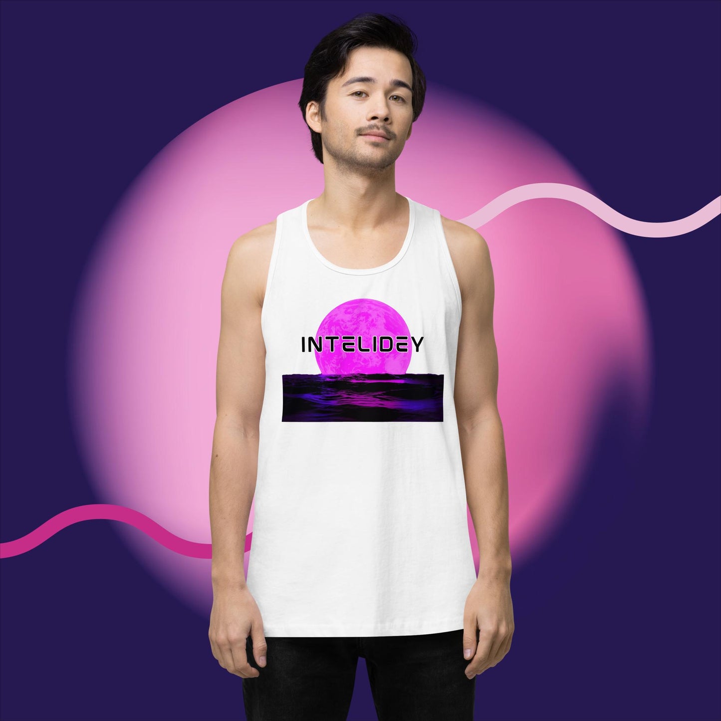 Men’s premium tank top - InteliDey