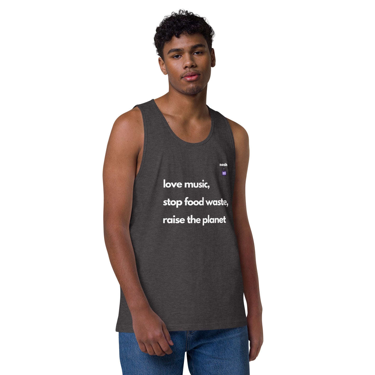 Men’s premium tank top - save food waste