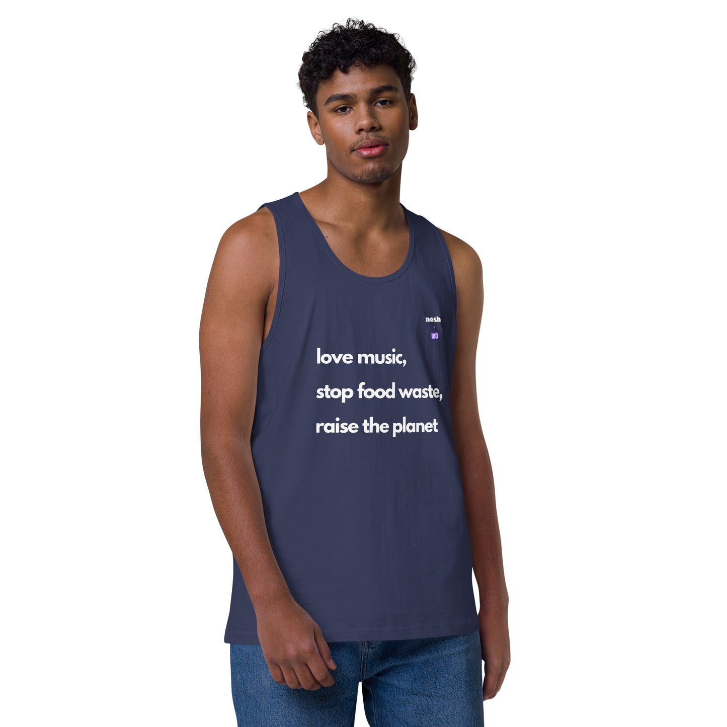 Men’s premium tank top - save food waste
