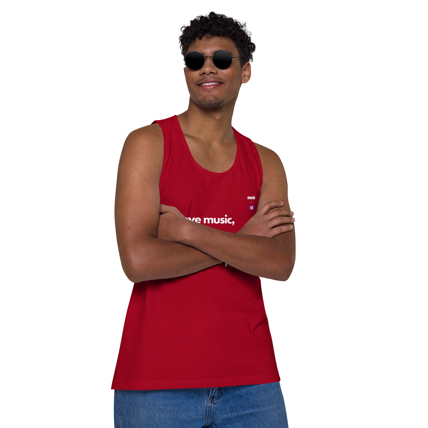 Men’s premium tank top - save food waste