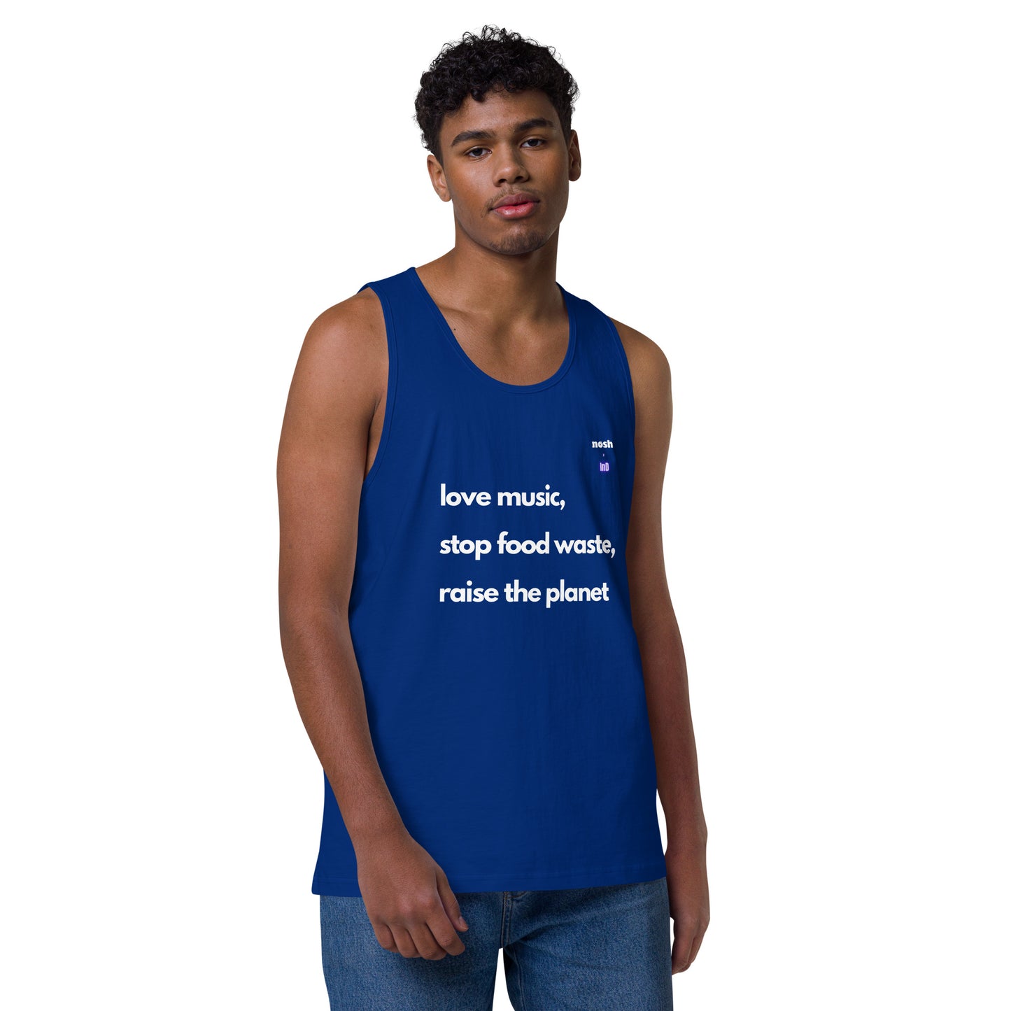 Men’s premium tank top - save food waste