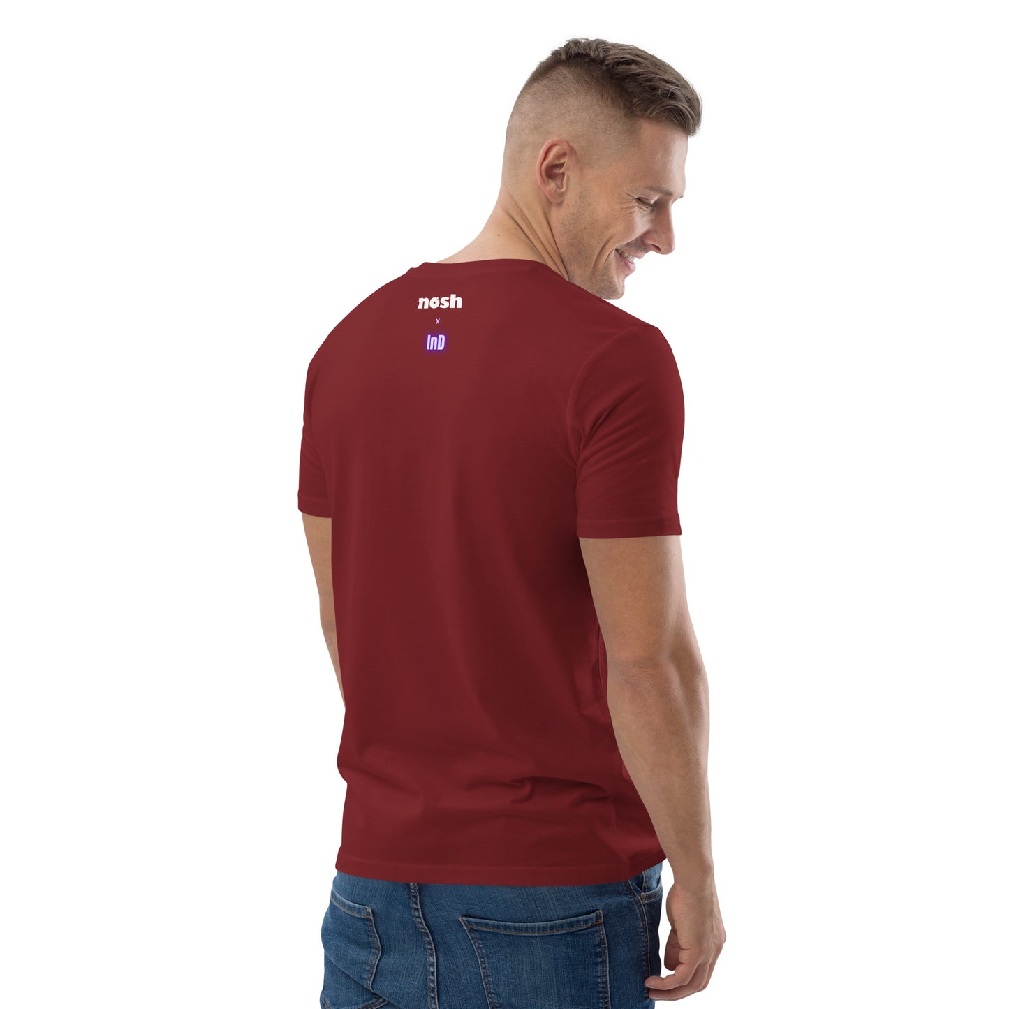 Unisex organic cotton t-shirt - don't be a dick #129