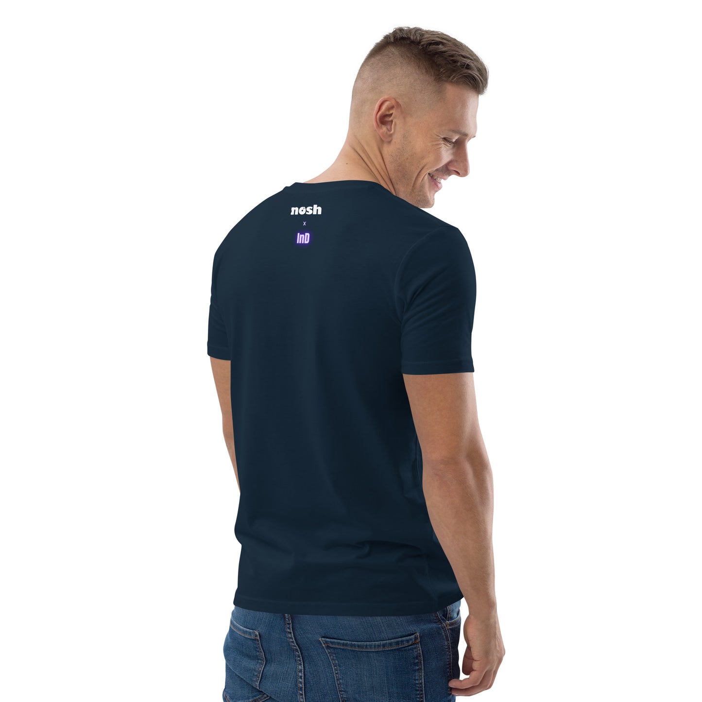 Unisex organic cotton t-shirt - don't be a dick #129