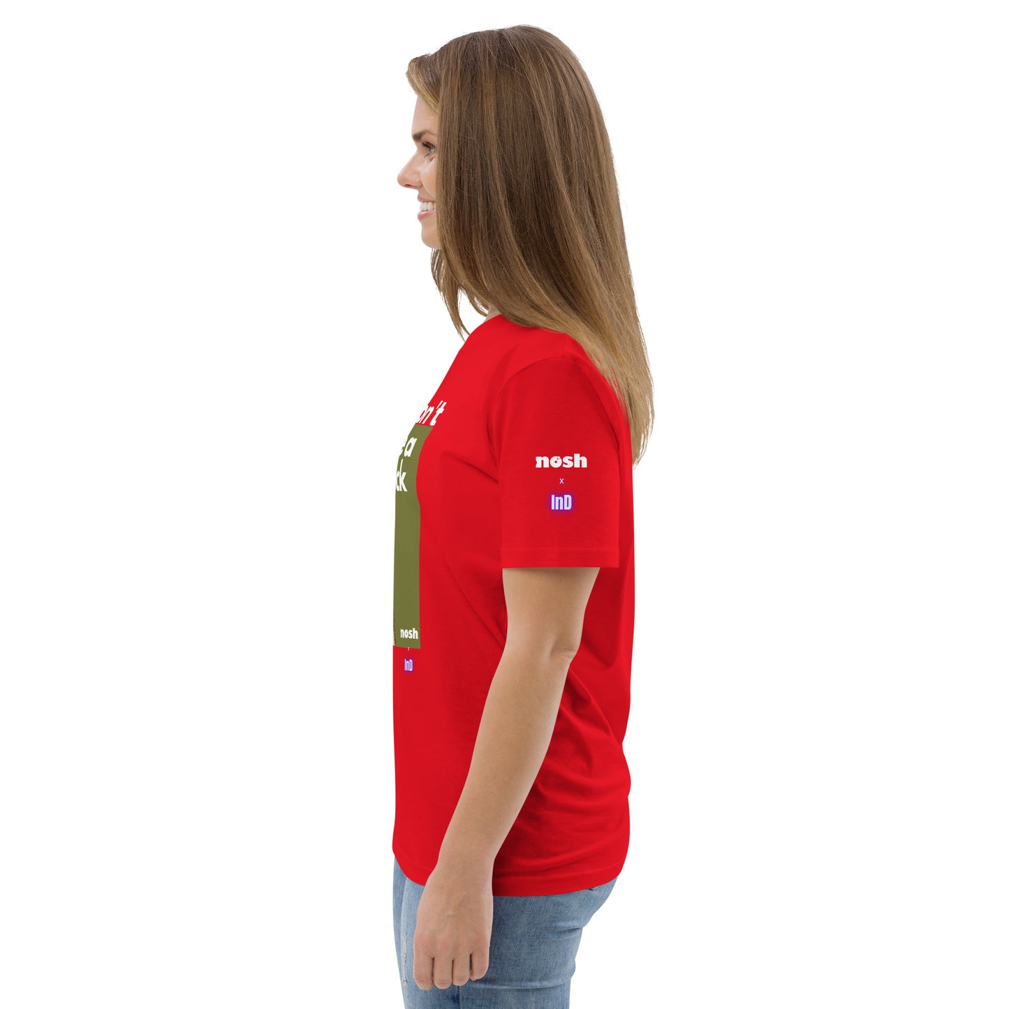 Unisex organic cotton t-shirt - don't be a dick #129