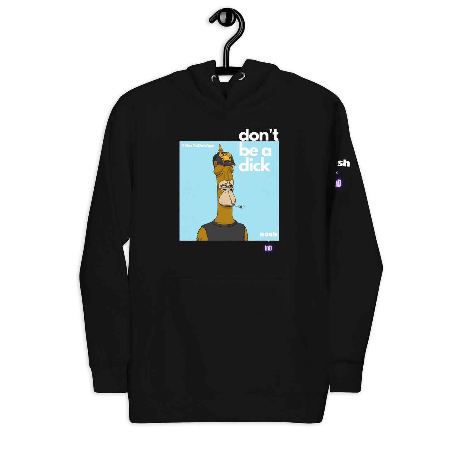 Unisex Premium Cotton Hoodie - don't be a dick #646
