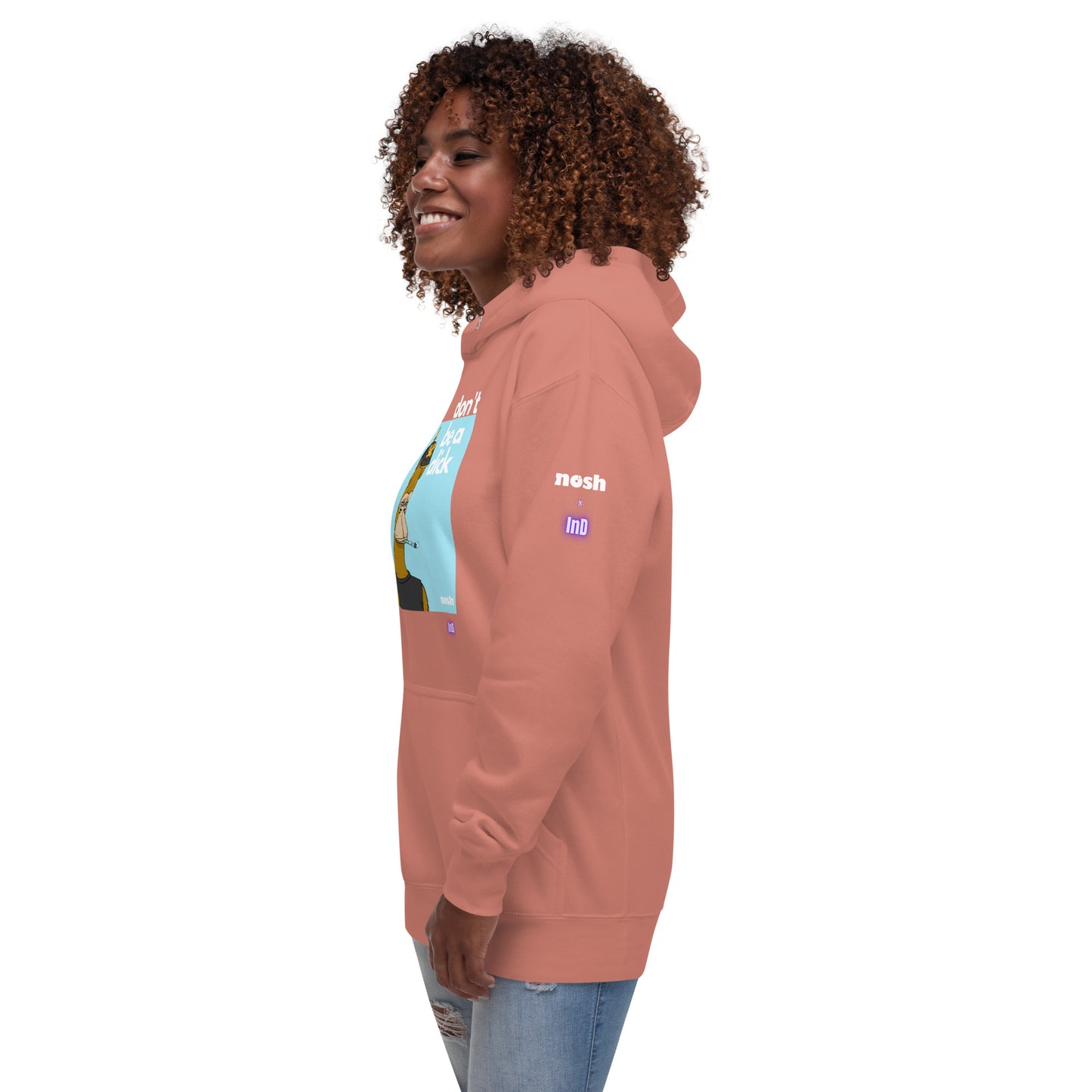 Unisex Premium Cotton Hoodie - don't be a dick #646