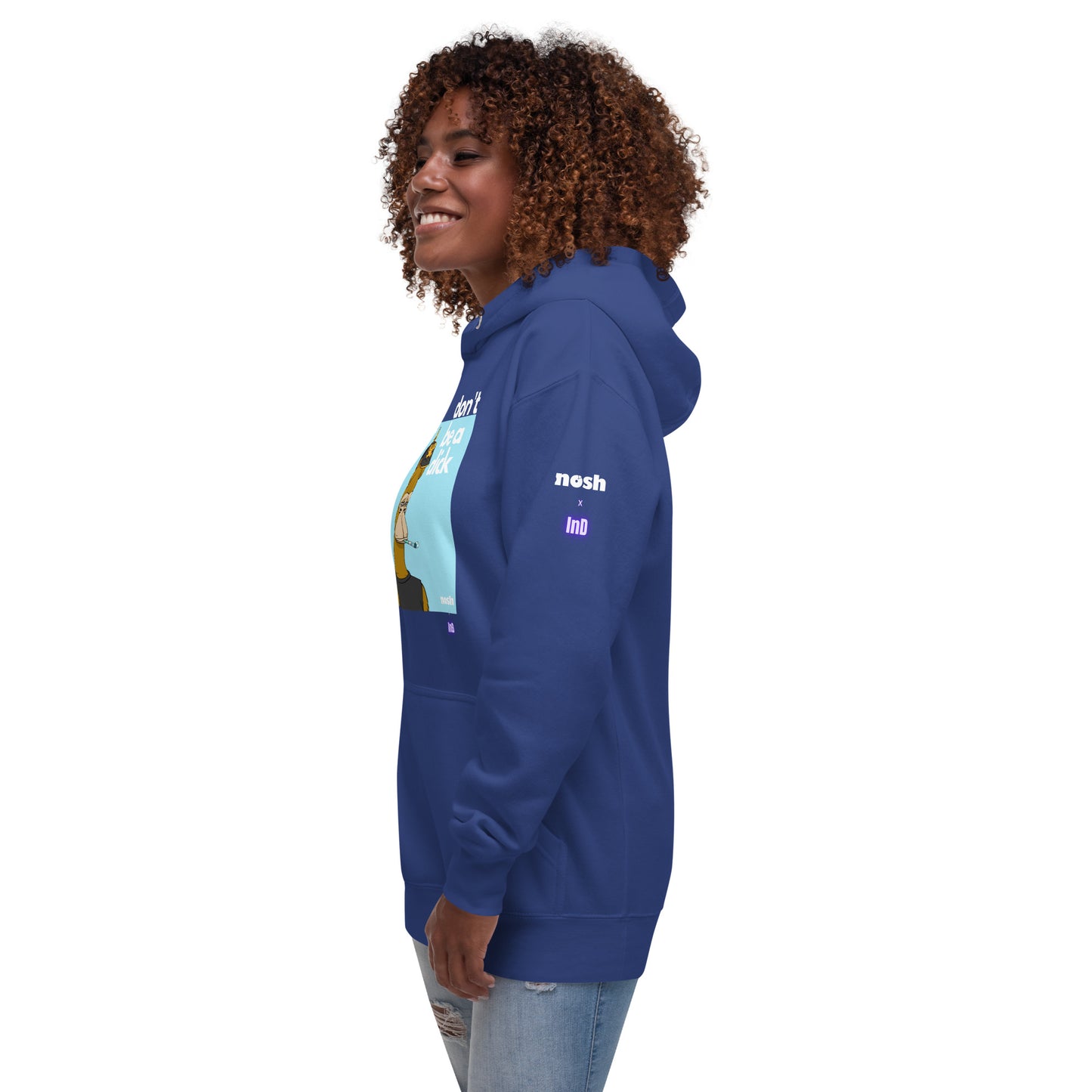Unisex Premium Cotton Hoodie - don't be a dick #646
